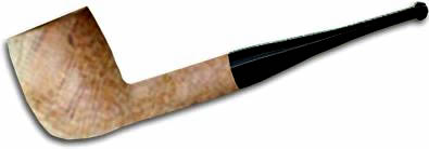 The good pipe is completed with a hand-cut mouthpiece which fits exactly into the shank,