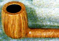 On rare occasions, inspection reveals a bowl with grain suitable for a Straight Grain pipe