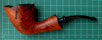 Lorenzo Cadry Freeform, Spot-carved pipe