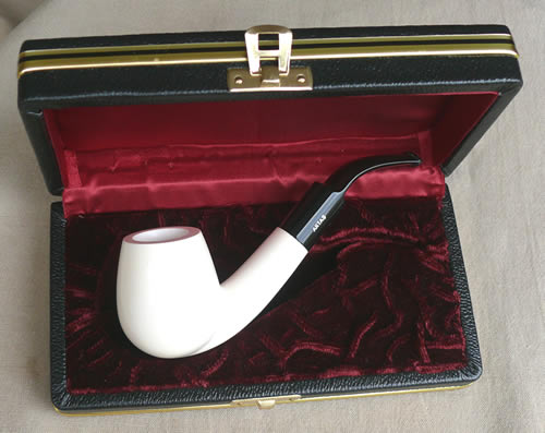 Meerschaum Pipe - Full Bent