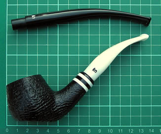 Stanwell Black & White black sandblast