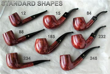 Stanwell Standard Pipe Shapes