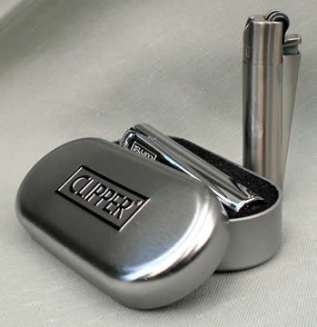 Clipper Metal Flint Pipe Lighter