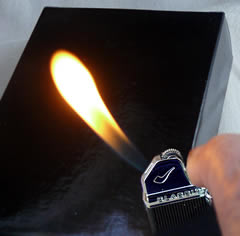 Eurojet Flint Pipe Lighter with angled flame