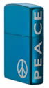 Zippo Peace, Sapphire finish