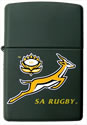 S A Rugby Springbok Emblem Zippo Lighter