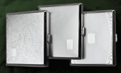NICKEL CIGARETTE CASES