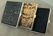 Cigarette Case for 20 Kingsize Chrome frame