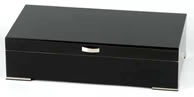 Black Hi-gloss Humidor for 50 cigars