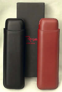 Firm leather Telescopic Cigar Cases From Spain