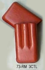 Firm Leather Cigar case for 3 robustos