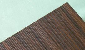 The ripple ridged, walnut exterior finish is stylish and scratch resistant.