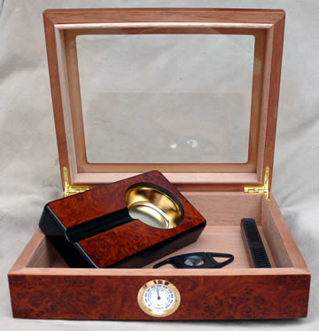 Cigar Humidor Set