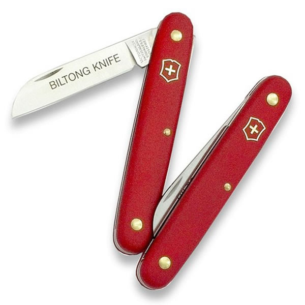 Victorinox Swiss Army Knife Biltong Knife Matte Red 100mm