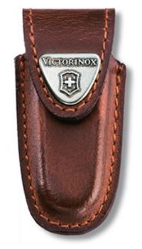 Victorinox Small Brown Leather Belt Pouch