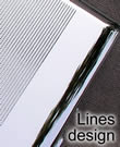 Cigarette Case showing Lines design