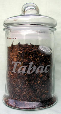 Glass Tobacco Jar