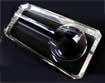 Crystal Cigar Ashtray with one cigar rest