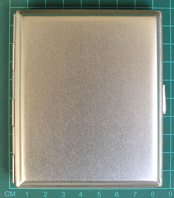 Satin Nickel Cigarette Case