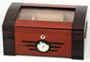 High polish Palisander and Ebony Humidor