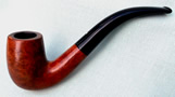 Smoking pipes with a lighter coloured finish - darkened with age